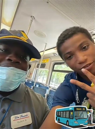 My co worker and I are on our way to work