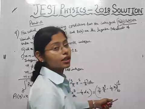 Solutions for JEST physics paper of 2018 question paper with elaborated explanations.