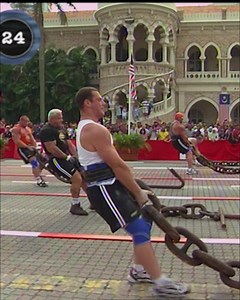 293K views · 4.1K reactions | Mariusz Pudzianowski could not have made dragging the 660+ LB anchor and chain look any easier  | SBD World’s Strongest Man | Facebook