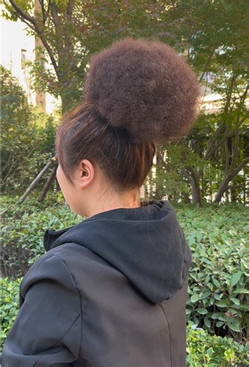 Afro puff drawstring ponytail kinky curly bun hair Get $4 off on orders of $30 #tiktokshopblackfriday #ponytail #drawstring #kinkyhair #updo