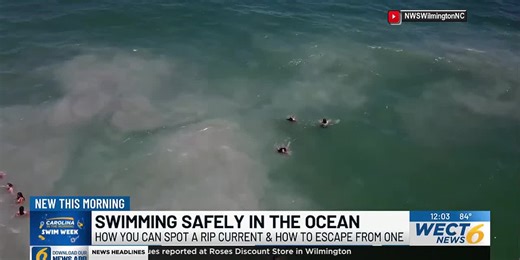 Safe Swimming: How to spot a rip current