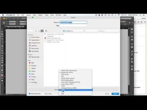 Export InDesign Files to PDF JPG PNG