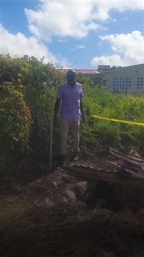 Safety work underway after rescue Workers from the Ministry of Transport and Works were seen installing a temporary safety barrier around the open well in Goodland Gardens, Christ Church, where a 73-year-old woman was rescued earlier this week after falling inside. 🎥: Maria Bascombe #LeadingOnlineMedium #BarbadosTodayNews #BTEpaper #BarbadosTodayUpdates #BTJournalism BTCommunity | Barbados Today