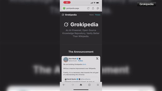 Elon Musk launches ‘Grokipedia,’ his AI-powered rival to Wikipedia