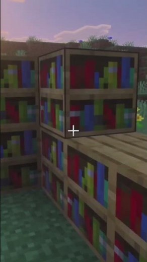 BEST Way of Arranging Bookshelves to Get Best Enchantments🔥🪄 I #minecraft #fun #shorts #tutorial