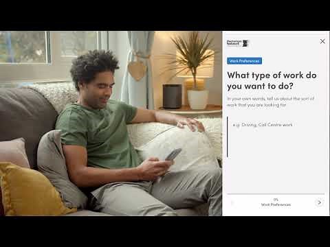 Pertemps digital job registration system