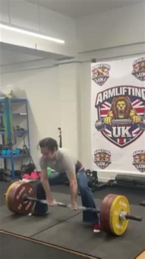 Chris DeStefano 146.3kg Rogue Double Overhand Axle Deadlift at 70kg #armlifting #deadlift #grip