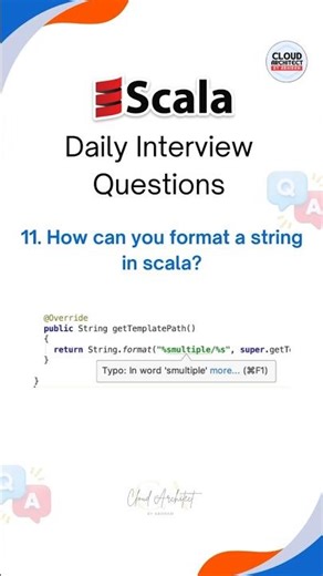Scala Interview Questions | Cloud Data Engineer #ProgrammingTips #adf #scala #java #javaprogramming