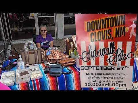 Annual Sidewalk Sale, Clovis, New Mexico, 2025