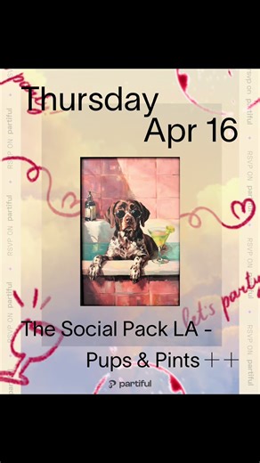 they said “just one drink” … we said full sprint 🐶 Paws & Pints | April 16th 🍻 bring your dog. meet your people. 💛 DM us to RSVP 💌 #dogpeople #thingstodola #dogtok #dogsoflosangeles