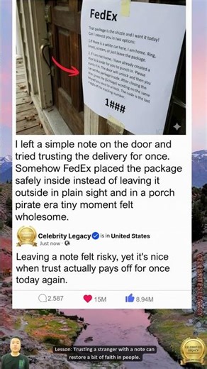 Ever wonder why some delivery drivers go the extra mile for strangers?