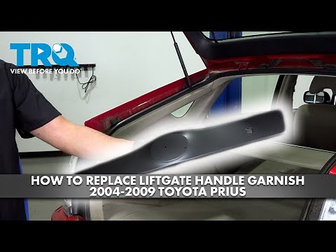 How to Replace Liftgate Handle Garnish 2004-2009 Toyota Prius