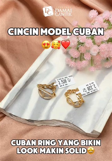 Cincin Model Cuban: Glamorous Jewelry Trends