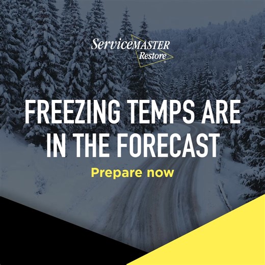 Southern New England is expected to experience extremely low temperatures this weekend. If your property experiences water damage from a frozen pipe burst or other storm-related damage, our team is ready to help. We are available 24/7 for emergency response. | ServiceMaster Dynamic Cleaning