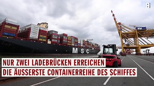 Weltgrößtes Containerschiff in Bremerhaven