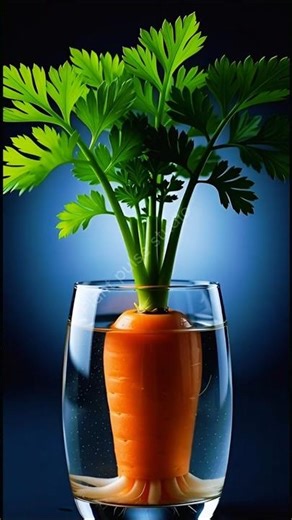 Carrot transformation in fast motion seed to table timelapse #timelapse #plantpulsestudio