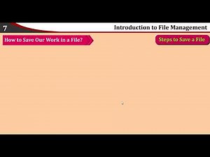 Class 2 : Ch7 Introduction to File Management