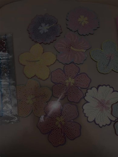 This DIY diamond coaster flower set is so satisfying 😍 Create beautiful sparkling coasters while relaxing — perfect for self-care nights, gifting, or a cute home décor upgrade ✨ No experience needed! #DiamondPainting #DIYCrafts #CoasterDIY #CraftTok #tiktokshopuk