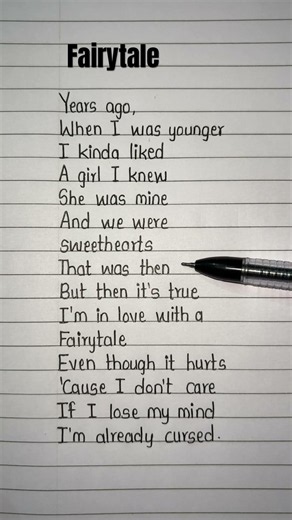 Fairytale - Alexander Rybak song lyrics #fairytales #alexanderrybak #trending #lyrics #shorts