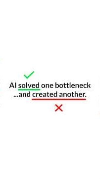 AI did not remove the bottleneck, it moved it #backend #developer #software #tech