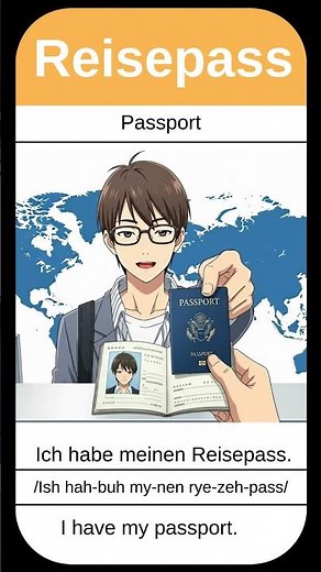 How to Say "I have my passport." in German