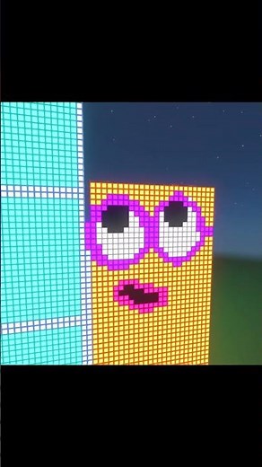 Numberblocks 52 in Minecraft #shorts