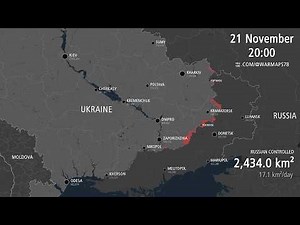 Russian Invasion of Ukraine - Full Frontline - Every Day [JUL 2 - NOV 21 2025]