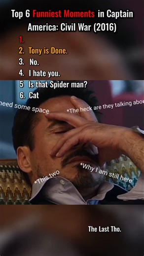 Top 6 Funniest Moments in Captain America: Civil War. 😝