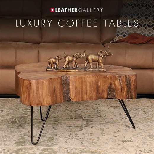 Our Coffee Tables Collection captures the beauty of form and everyday luxury living. Shop in-store or online from R4,950.00 https://leathergallery.co.za/collections/coffee-tables From the warmth of smooth wood grains to the cool elegance of glass and the subtle strength of metal, each coffee table is crafted to engage the senses and elevate your everyday living. Available in round, square, and rectangular shapes and even with nesting and swivel designs that adapt to your space, each piece balanc