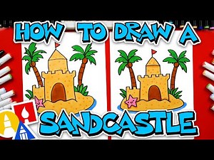 How To Draw A Sandcastle
