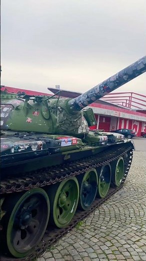🔥 T-55 Tank Guards Red Star 🔴⚪️ Stadium | Belgrade, Serbia 🇷🇸⚽ #t55 #redstar