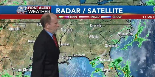 WCJB First Alert Weather Forecast | 5 a.m. Monday