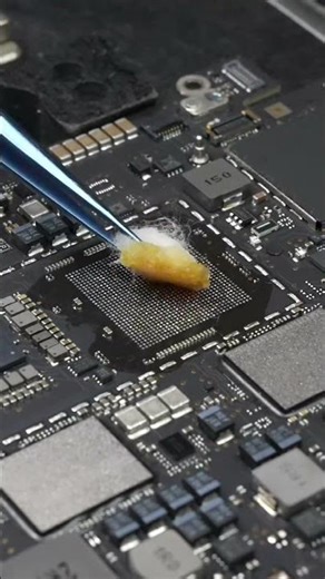 Apple MacBook iCloud locked，unlock replace ic t2 Chip，repair Motherboard #macbook #repair #fix