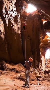 Explore the Goblin's Lair on a Goblin Valley State Park Canyoneering Adventure