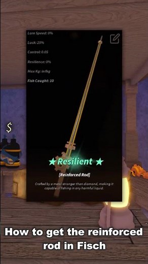 How to get the Reinforced Rod in Fisch #robloxfisch #roblox #fisch