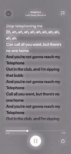 Telephone - Lady Gaga (sped up)