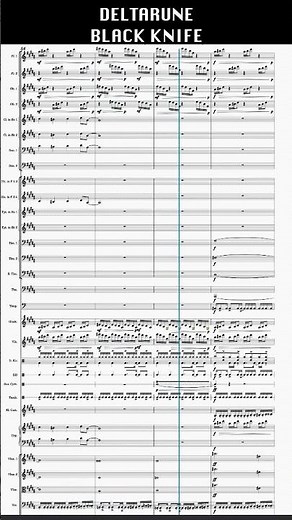 Deltarune *ORCHESTRAL* Chapter 3 – Black Knife (Full video in description)