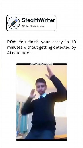 POV: You Finish Your Essay in 10 Minutes (No AI Detection 😎🔥) | Stealthwriter.io