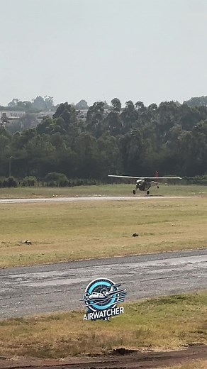 Landing a tail-wheel in gusty conditions proves to be challenging but the pilot manages to bring her down safely after an elephant mission. #planespotting #c206 #aviationdaily