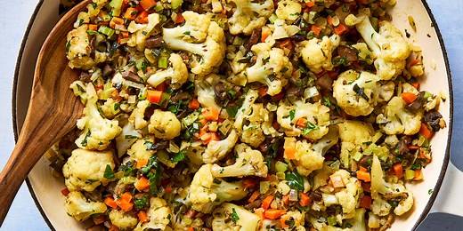 Not Eating Bread? This Cauliflower Stuffing Won't Disappoint