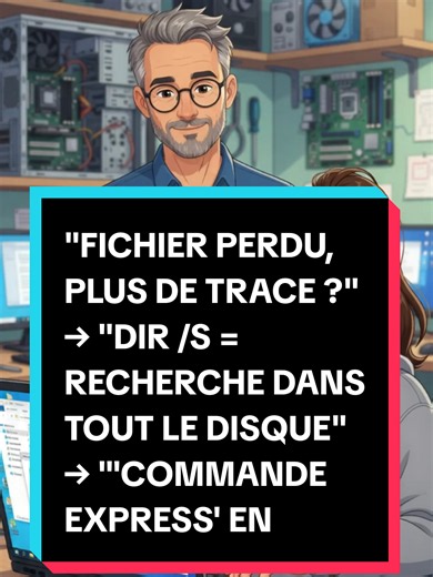 Ton fichier perdu est quelque part sur ton PC. Cette commande le trouve en secondes 🔍