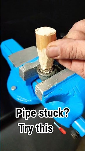 How to Remove a Broken Pipe Piece from a Fitting | Genius Plumbing Trick