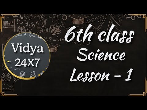6th Class Science Lesson 1 | Telangana & AP SCERT Syllabus | Full 100% Telugu Explanation