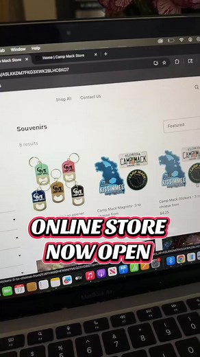 Did you hear? We just listed our merchandise online at CampMack.com 🎁 | Camp Mack Lodge, Marina & RV Resort