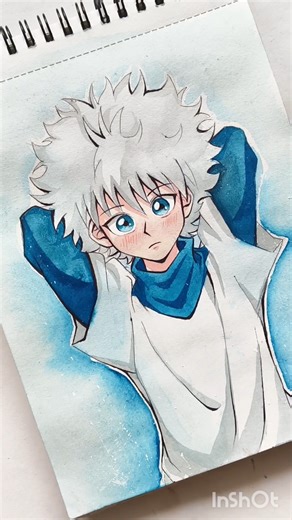 killua drawing from hunterxhunter #anime #art #killua #hunterxhunter