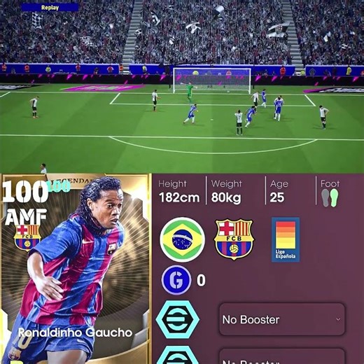 Ronaldinho Ski ⛷️ lls GUYS 🤷‍♂️✨ #efootballmobile #efootball2025 #Gamer_MitsUki