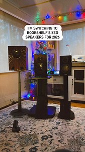 For 2026 I will be switching things up and will now be going with smaller speakers for my main space. Bookshelf speakers were my first love in Audio 40 years ago and these three right here are all stunners in their own way. One of these will be my reference for 26 due to amazing performance, old school build quality and beautiful design. #hifi #audio #audiophile #highendaudio | Steve Huff Photo