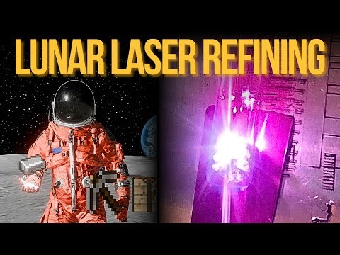 Refining Moon Regolith With Lasers (Part 1)