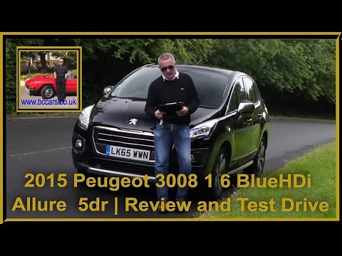 2015 Peugeot 3008 1 6 BlueHDi Allure 5dr | Review and Test Drive