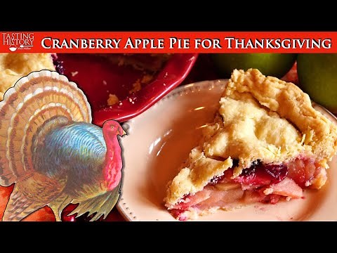 Civil War Cranberry Apple Pie for Thanksgiving